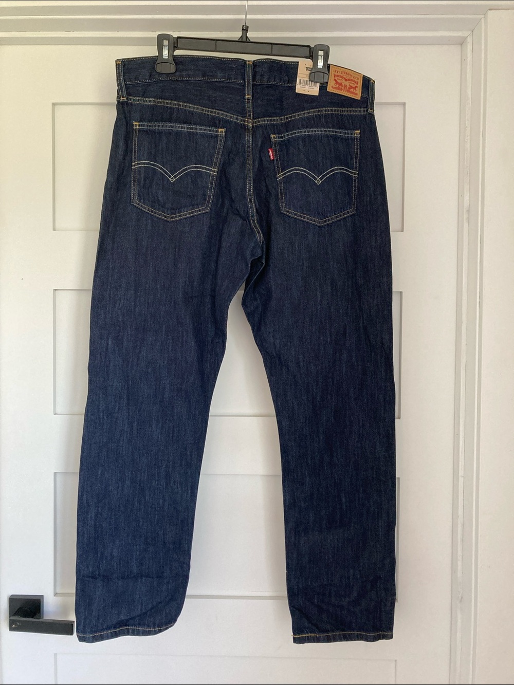 Levi’s Jeans Middy Straight Mens 32x30 Dark Wash Denim Mid Rise Casual Relaxed